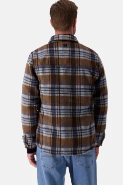 Jacken*Colours & Sons Worker Jacket-Zipped - Tobacco Check