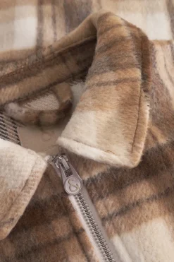 Jacken*Colours & Sons Worker Jacket-Zipped - Tobacco Check