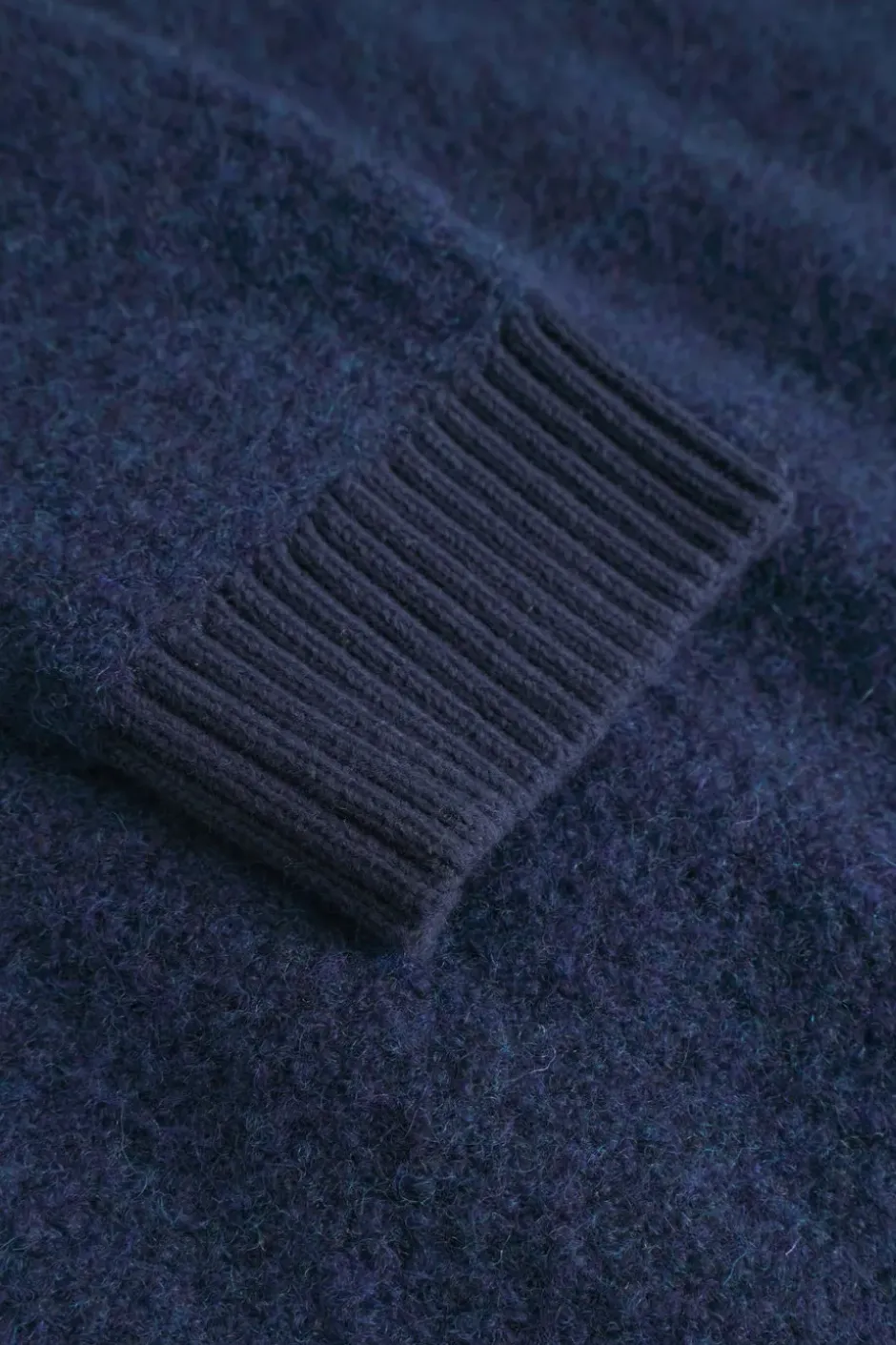 Pullover*Colours & Sons Zip Strickjacke-Bouclé - Navy